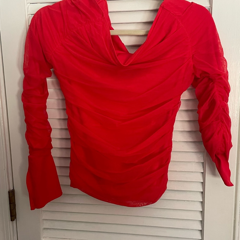 Ladies top red